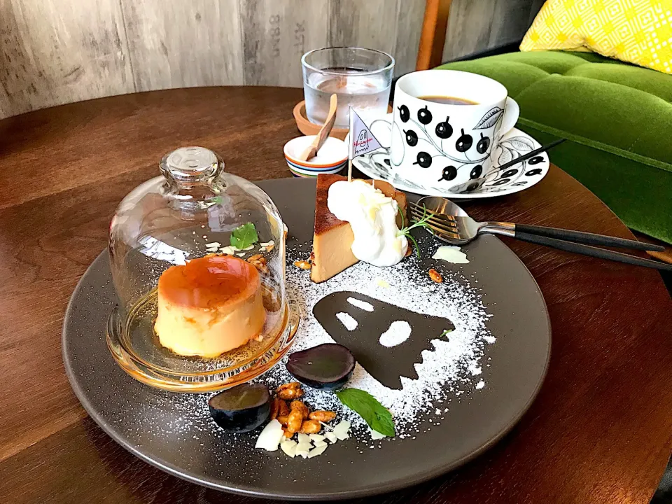 デザートセット 住之江のカフェマメムギさんにて👻☕️🍰|ナナさん