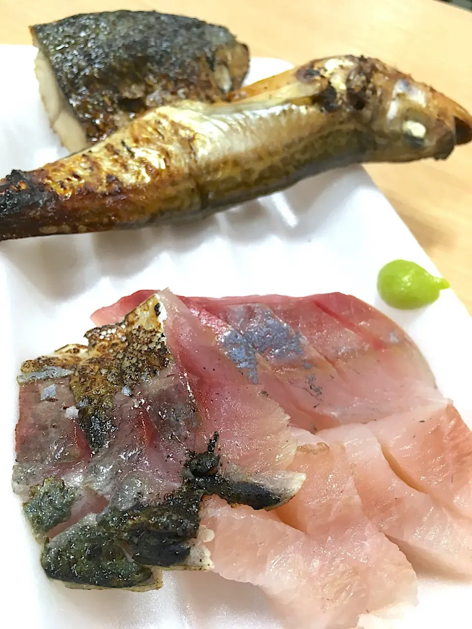 シイラ ツバス サバ ハタハタ 刺身、焼き物^ ^|saturnさん