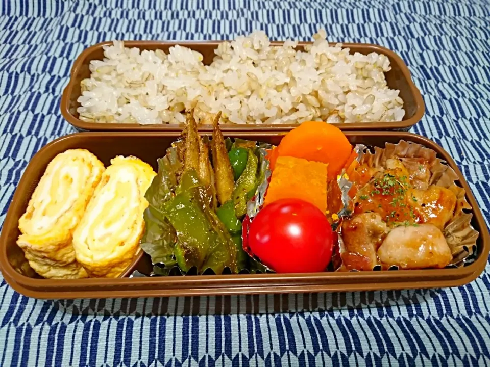 ☆今日のお弁当☆　パパのお弁当作り始めました。|hamamaさん