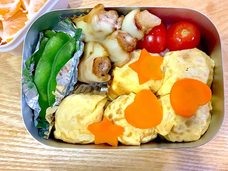 ドライカレーオムライスのお弁当|みどりっちさん