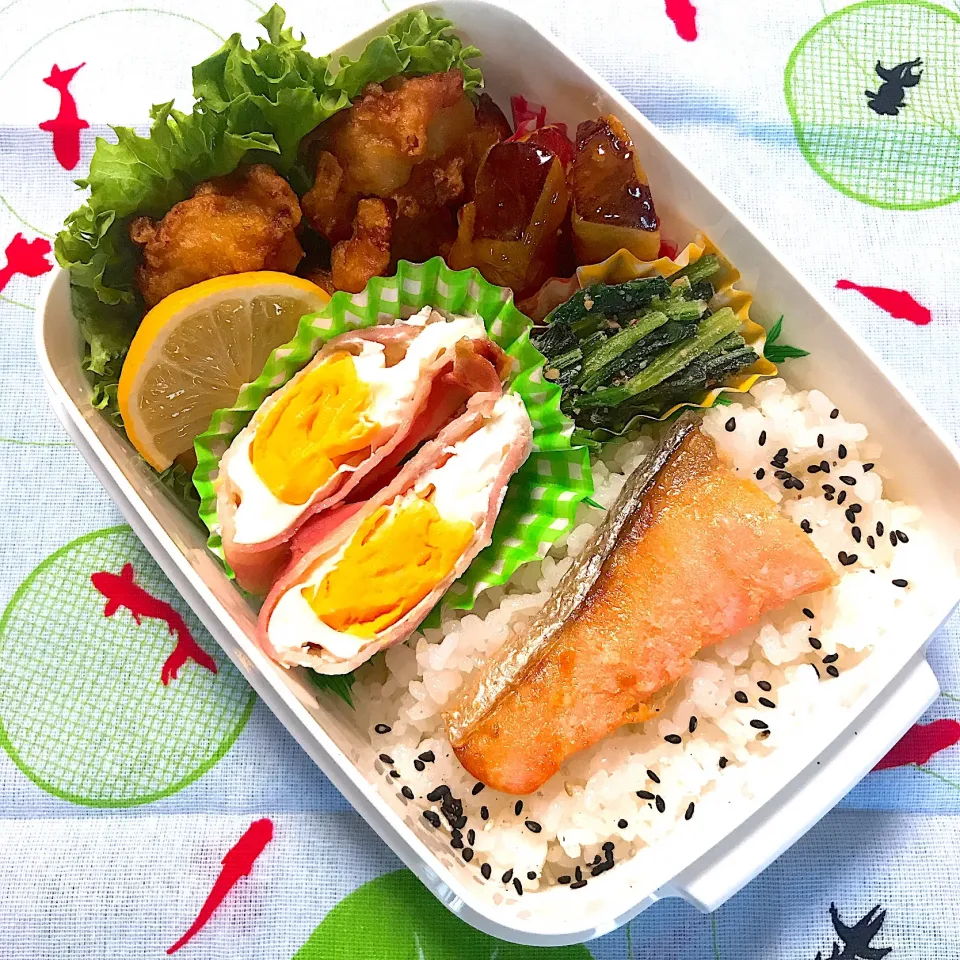 今日の社会見学弁当♡鶏の唐揚げ|ゆりさん