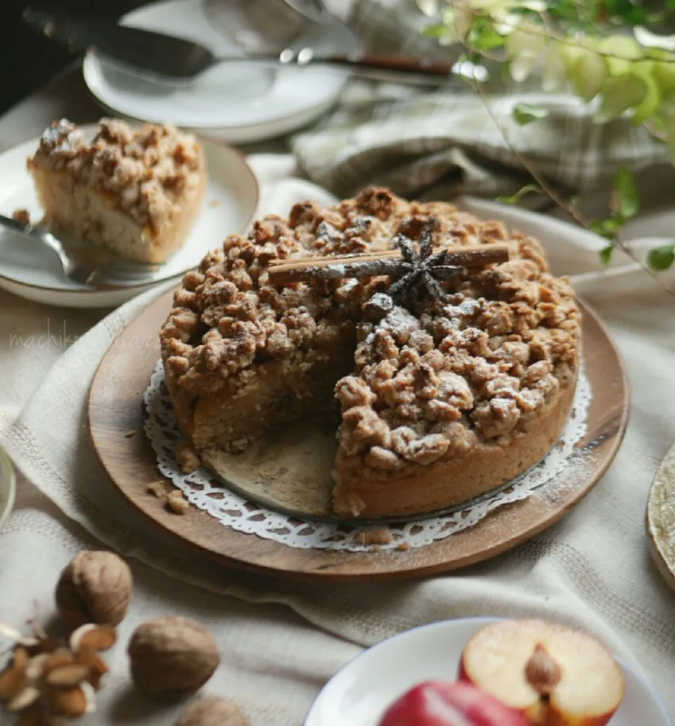 プラム・ストゥルーセル・ケーキ  plum streusel cake|まちまちこさん