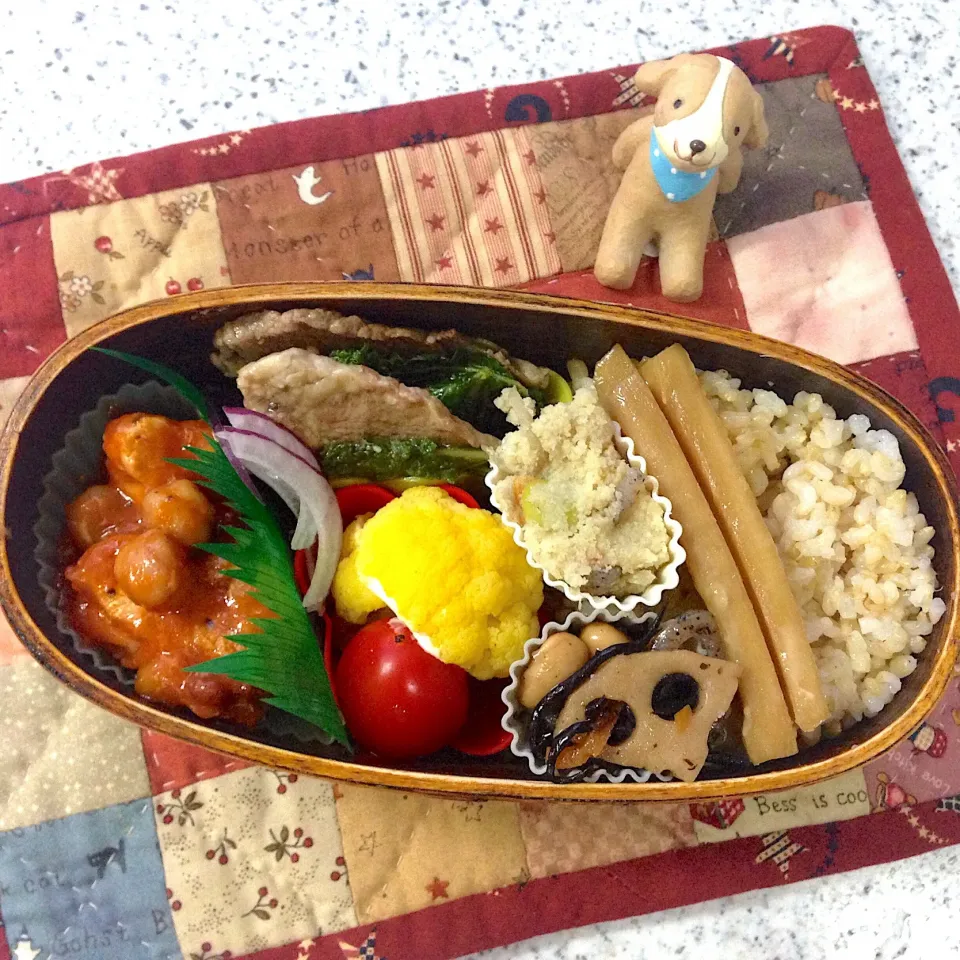 今日のお弁当😊 #夫弁当  #地味弁当  #わっぱ弁当|naonaomimichanさん