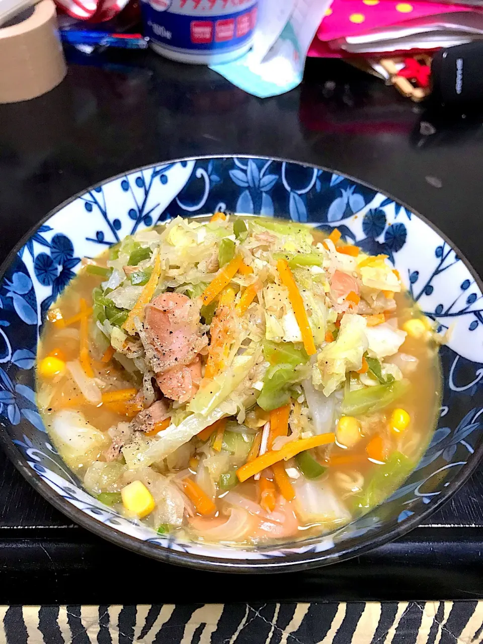 インスタントラーメンでタンメン♪|つばりん亭さん