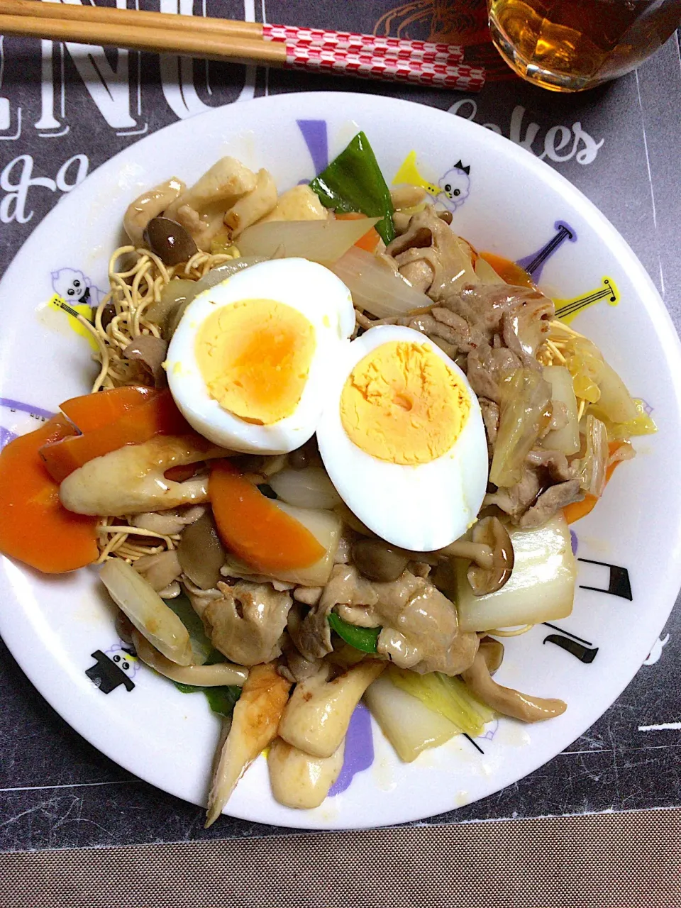 パリパリあんかけ焼きそば|ちぐあささん