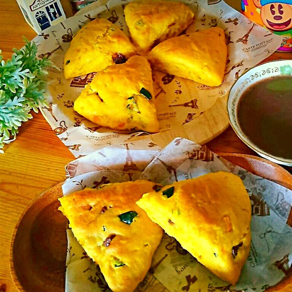 カボチャのチョコチャンクスコーン|とまと🍅さん