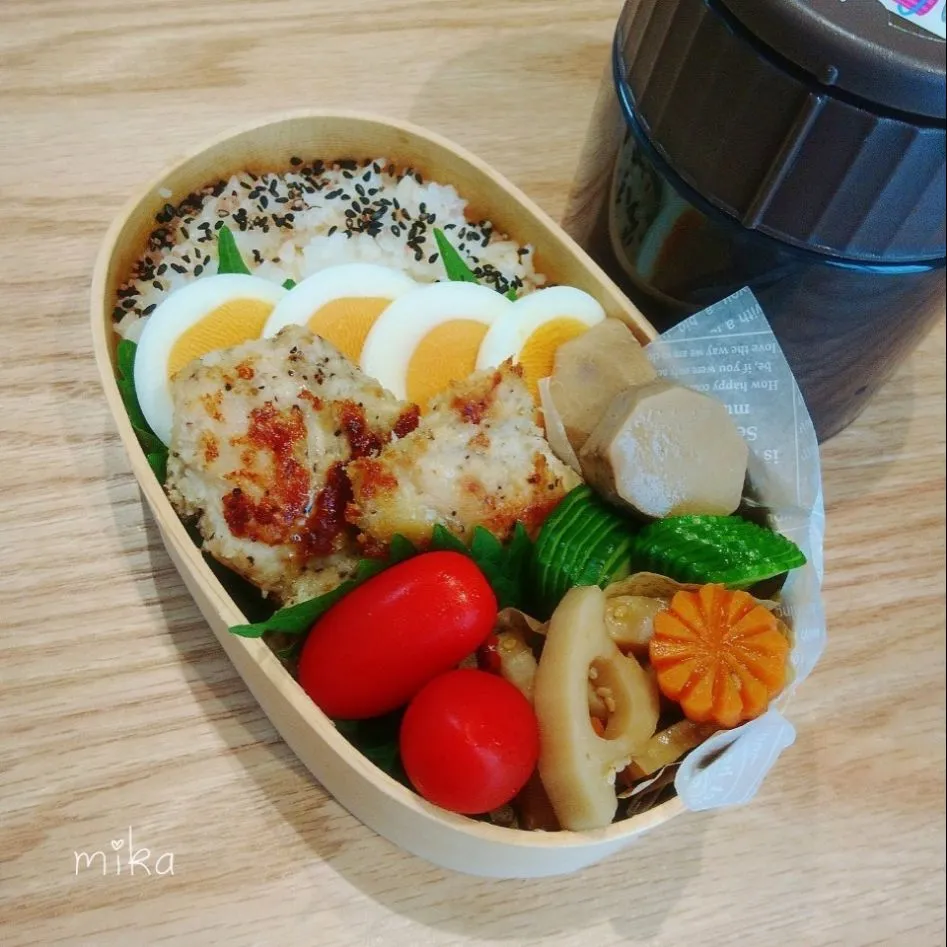 Snapdishの料理写真:10/5旦那さんのお弁当🌱🌱|みかさん