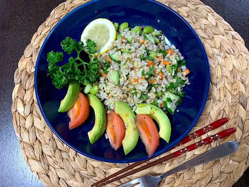 Grains salad dinner|yeni kartikasariさん