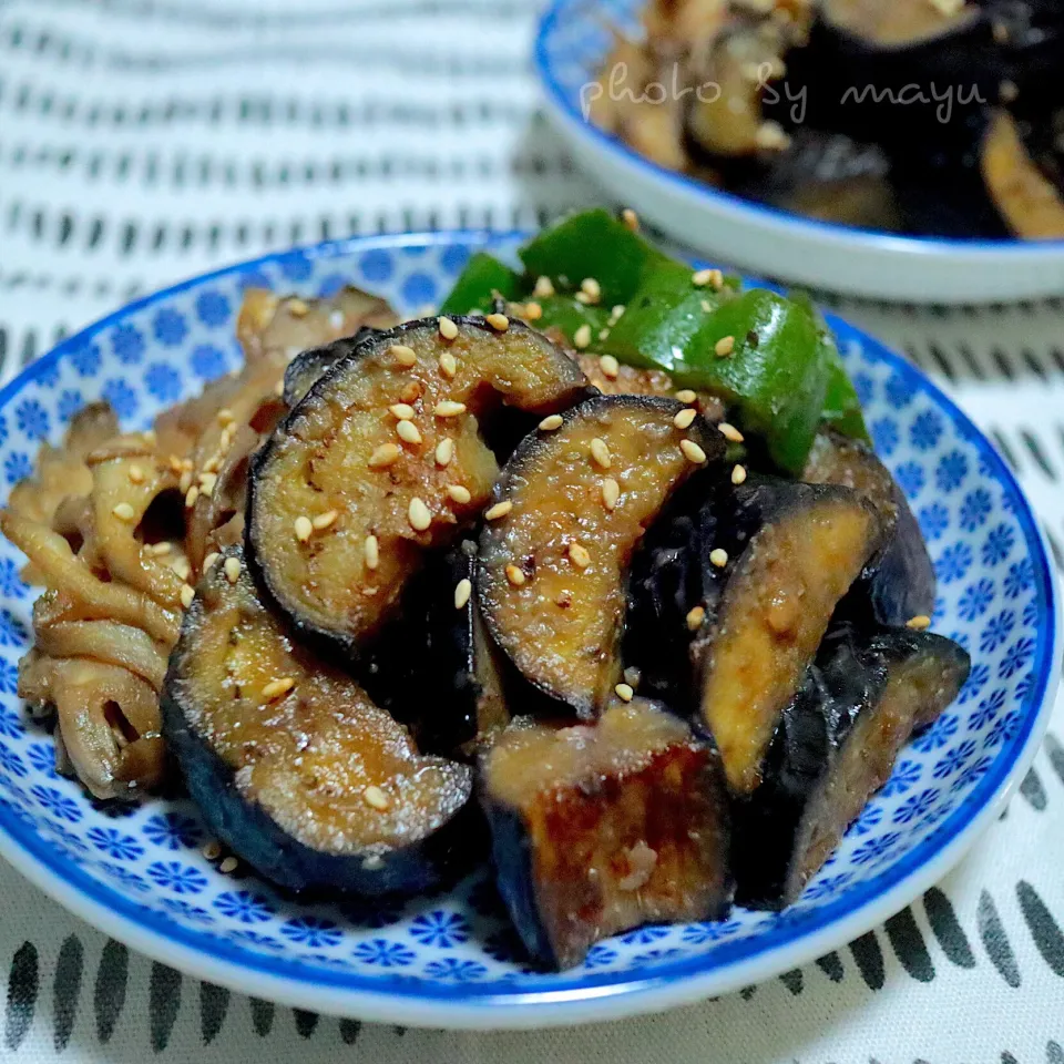 ごはんがすすむ〜優しい常備菜♡ナスとピーマンの味噌炒め♡ | 凜姉さんのお料理|まゆさん