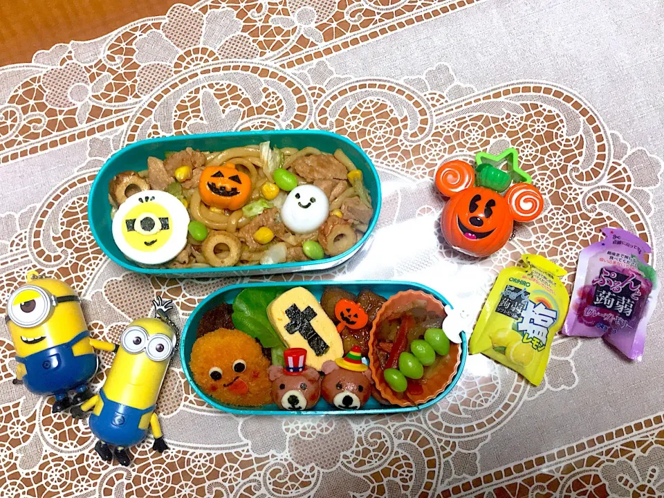 ハロウィン焼うどん弁当🎃

 #ハロウィン弁当  #ハロウィン  #娘弁当  #中学生女子弁当|makoさん