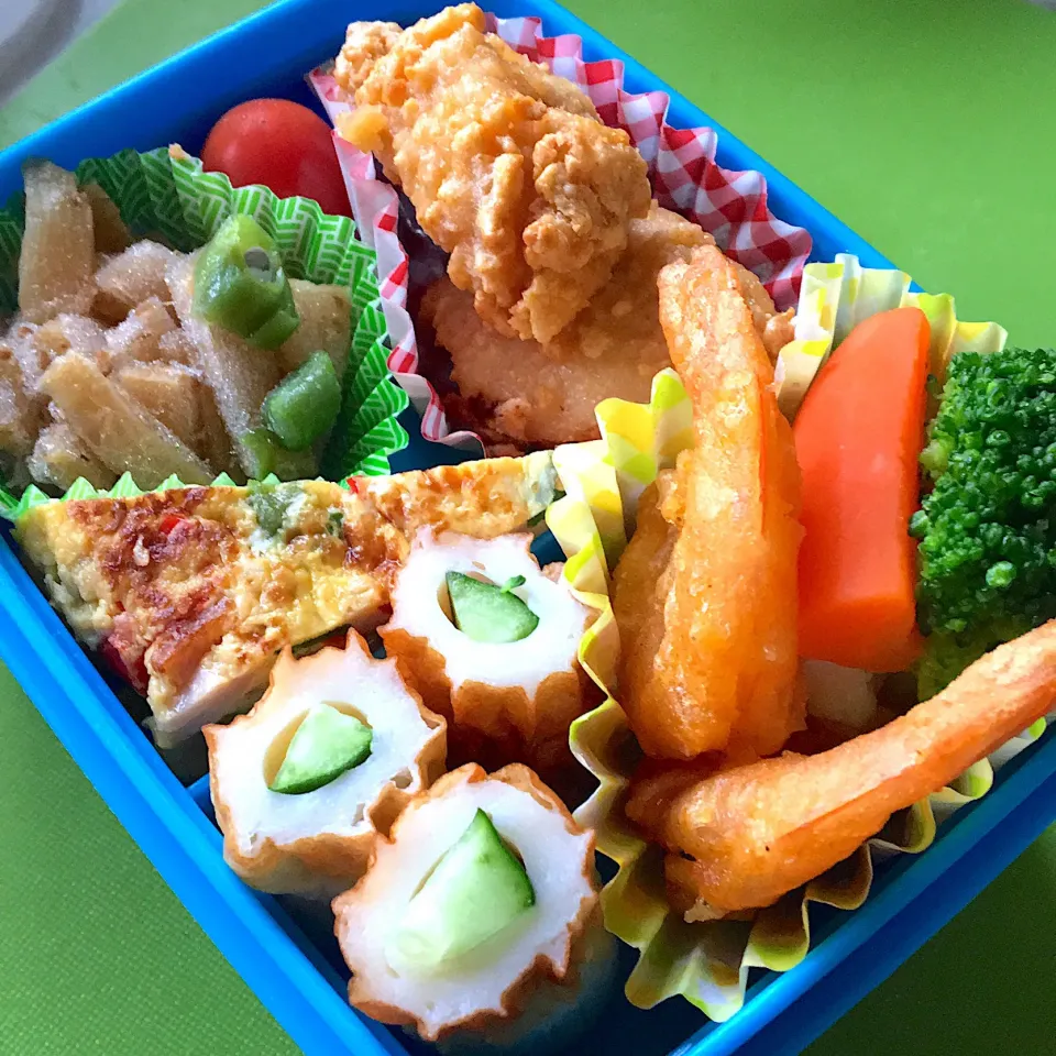 #おべんたぐらむ  #jk弁当  #からあげ|なお。みさん