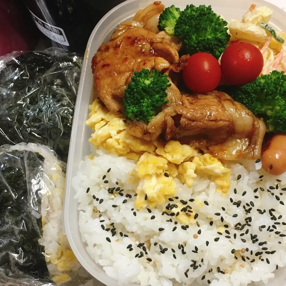 Snapdishの料理写真:今日の息子部活弁当♪2018.10.6|ぐぅさん