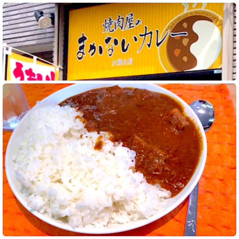 Snapdishの料理写真:∑(゜Д゜)大岡山・『焼肉屋のまかないカレー』|Gigi Cafeさん