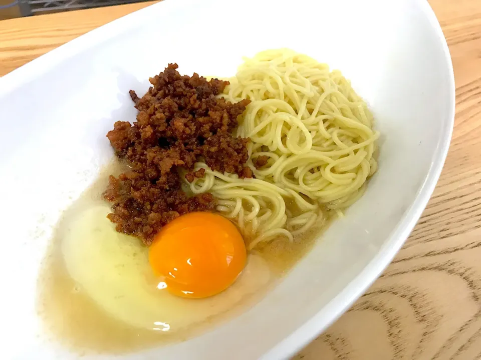 長浜棒ラーメンで作る広島風汁無し担々麺 子供用辛味ゼロ
#ラーメン#担々麺#汁無し|さくたろうさん