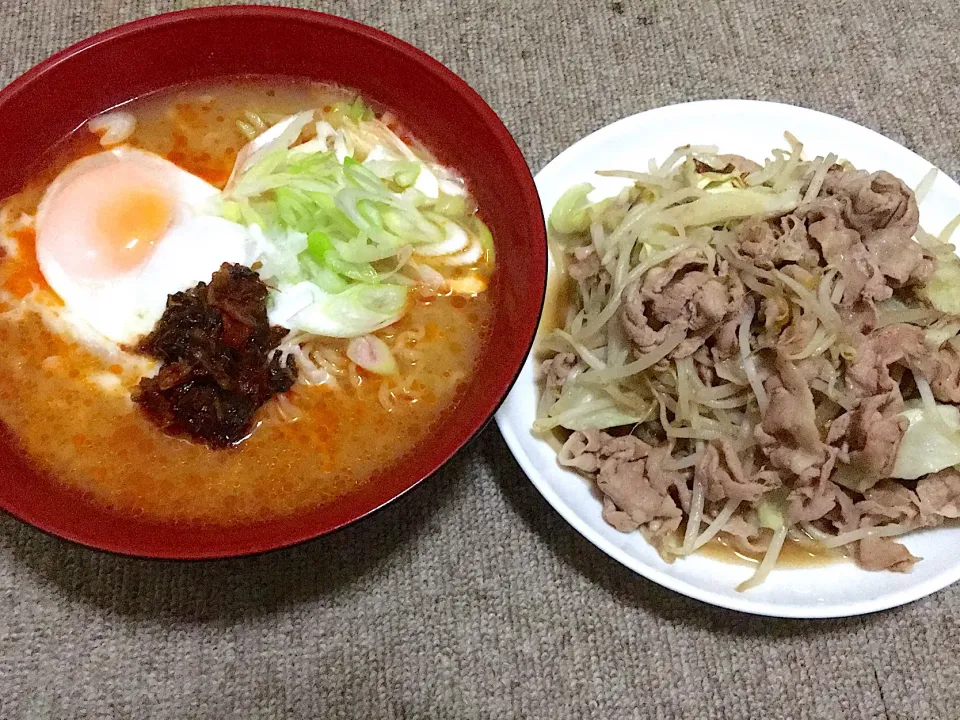 旦那ちゃん晩御飯(๑˃̵ᴗ˂̵)|ちゃびきゅさん