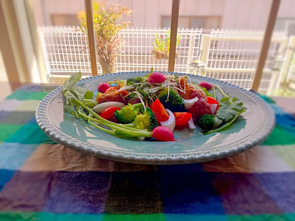 ハーブチキンサラダ🥗|かよこさん