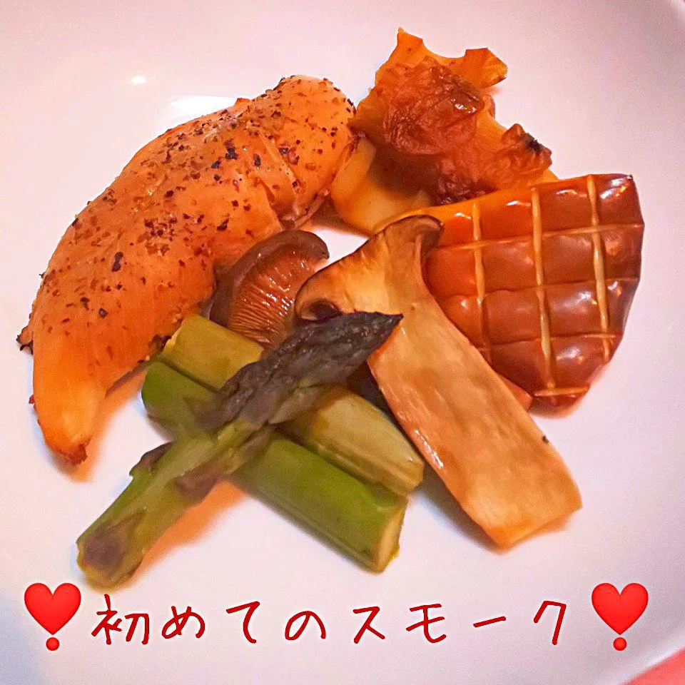 🔷🔷初めての燻製❣️欲張りスモーク🔷🔷|@きなこさん