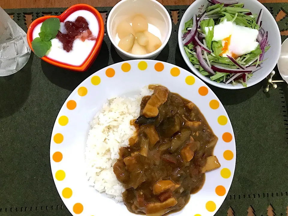 Snapdishの料理写真:カレーセット|ゆうかさんさん