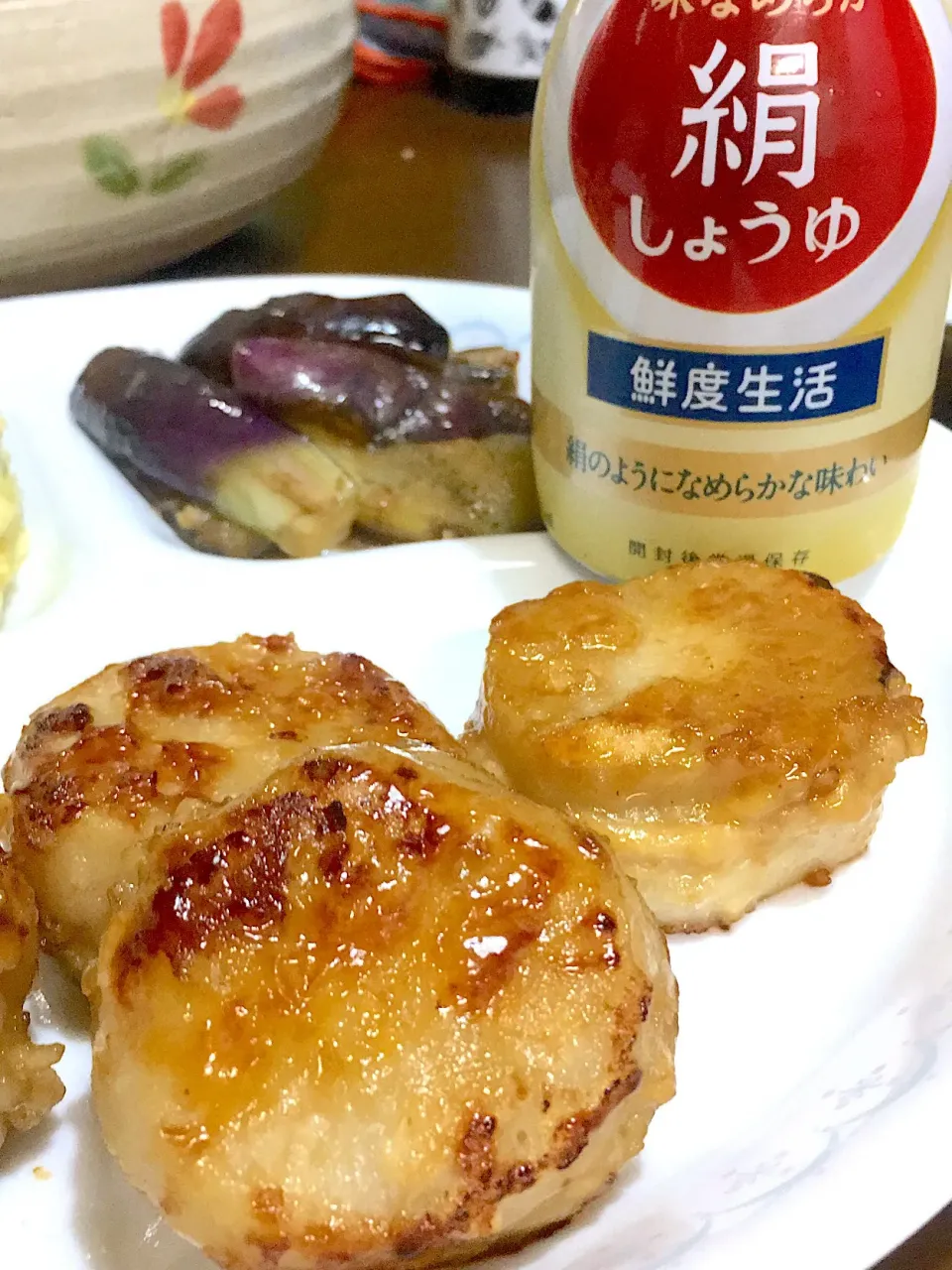 鶏ひき肉の蓮根はさみ焼き|caoさん