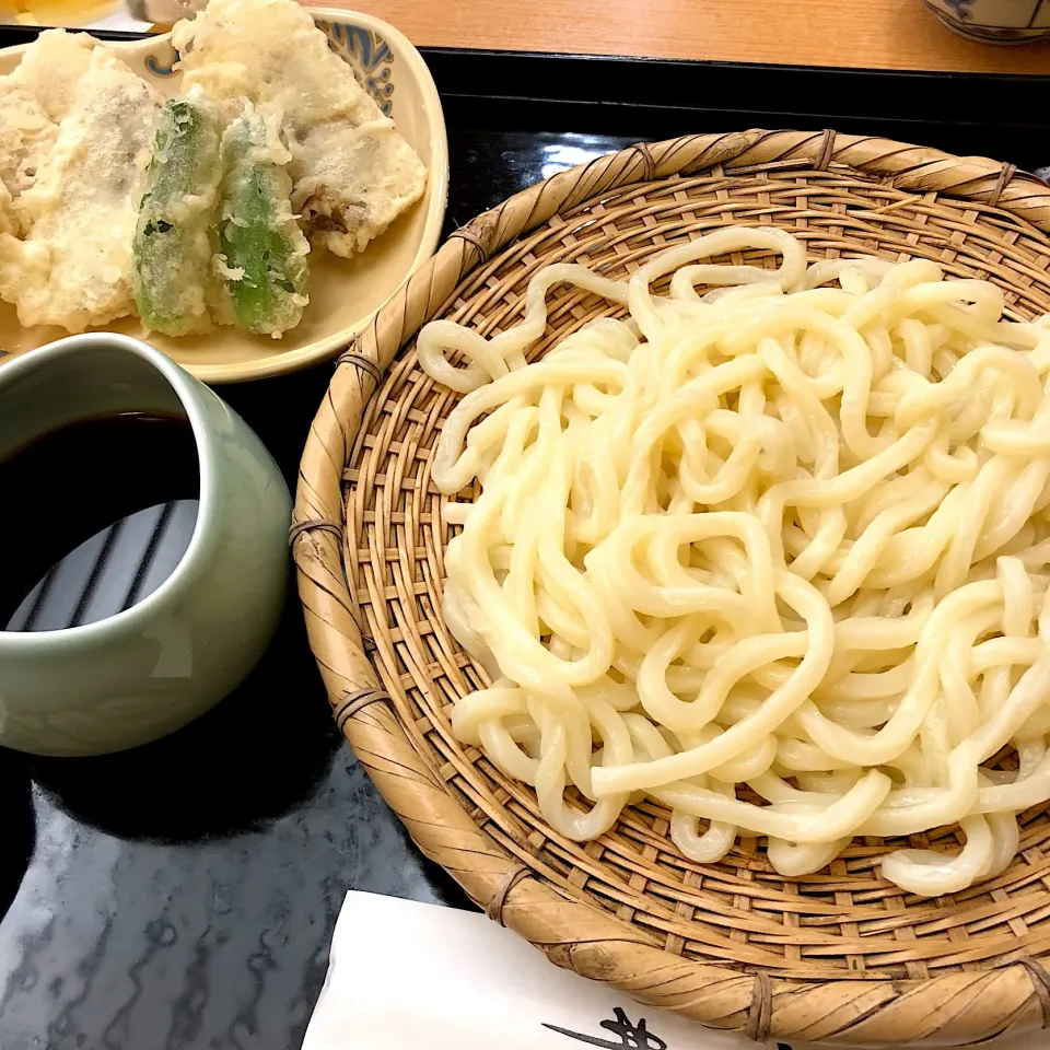 舞茸の天ぷら うどん|hirolynさん