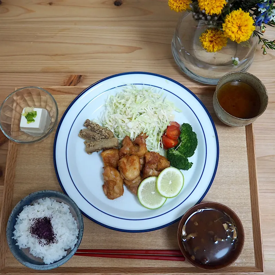 とりの唐揚げ定食|AKIAKIAKIAKIAKIさん