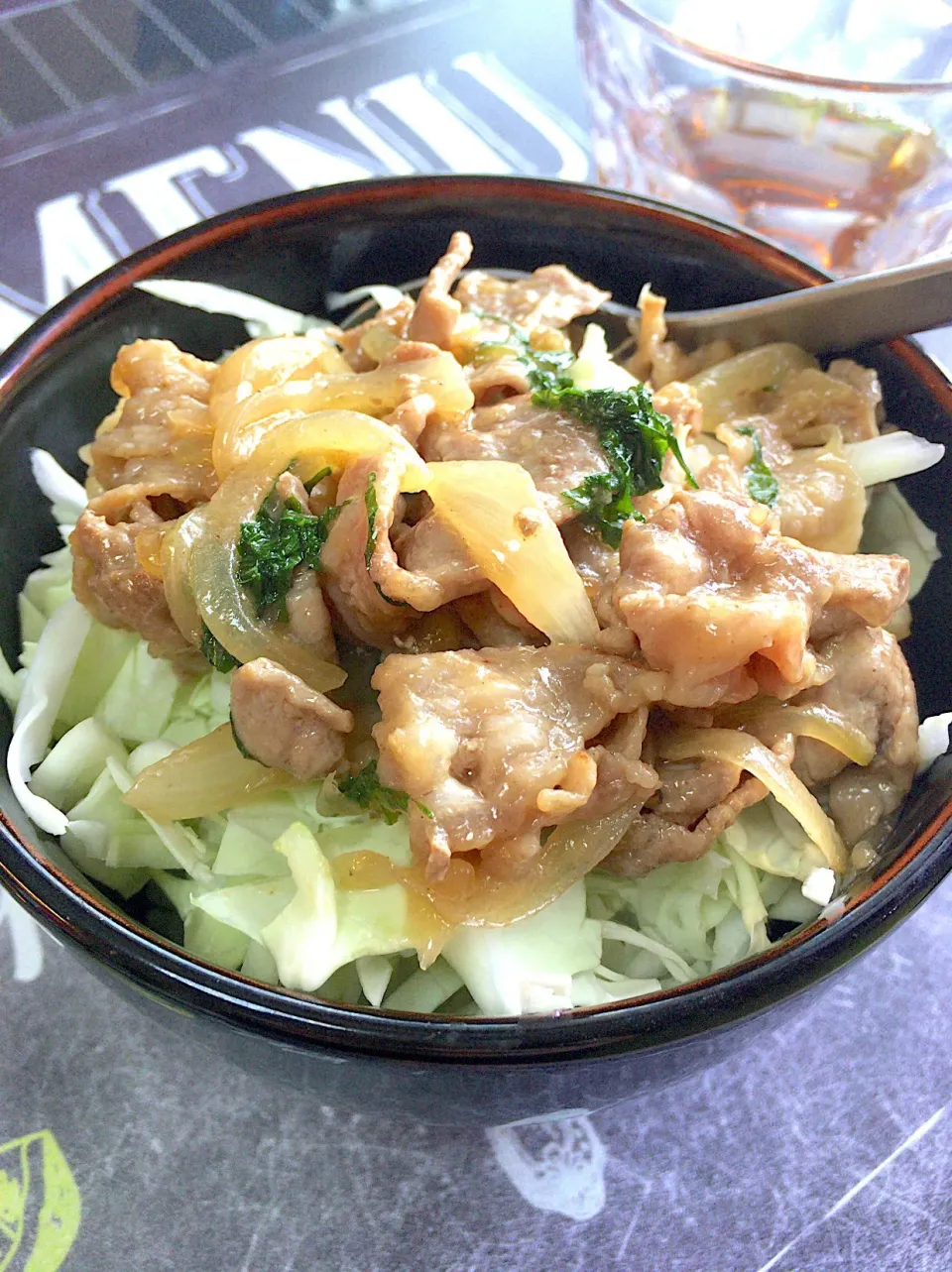 Snapdishの料理写真:豚マヨ🐽キャベツ丼|ちぐあささん