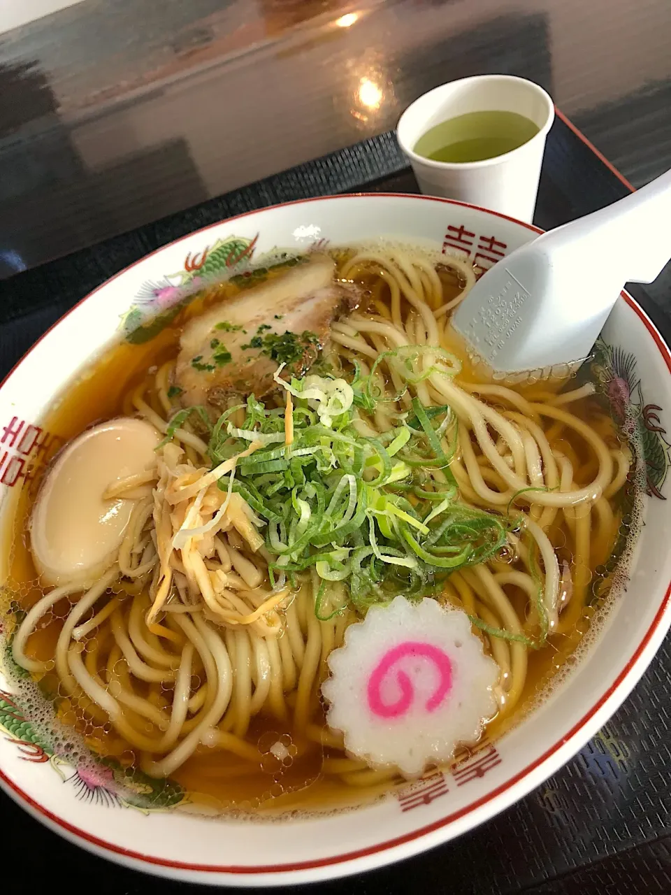 朝ラーメン(煮卵のせ) 青汁付き|たつやん。さん