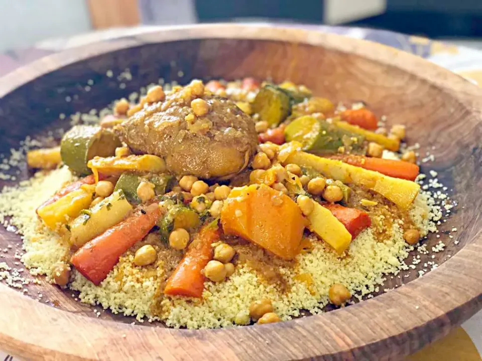 A Moroccan vegetable Couscous.|Wajihさん