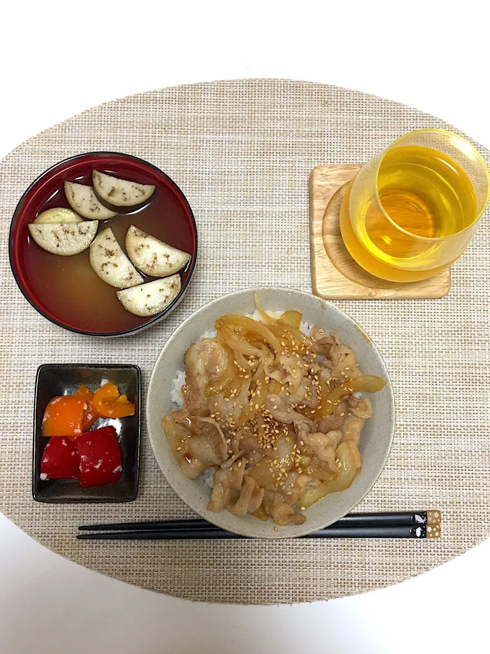 1人夜ごはん 豚丼|まみさん