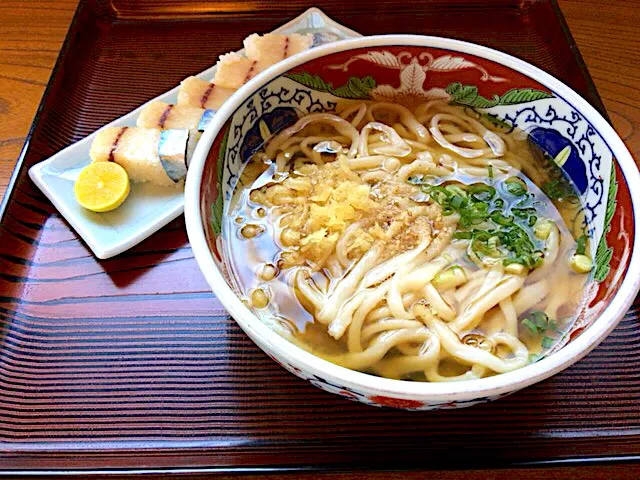 #かけうどん#バッテラ|原田さん