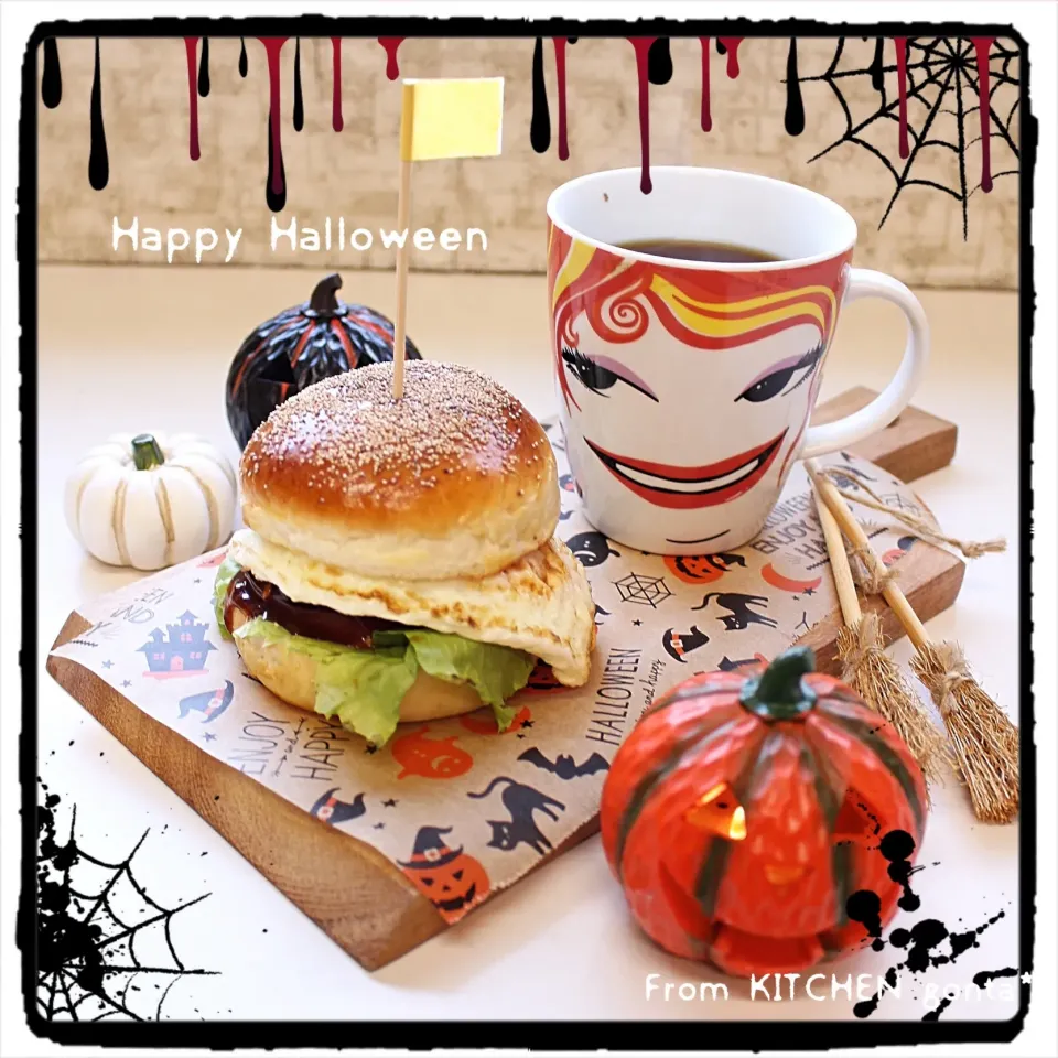 ハンバーガー🍔 de Happy Halloween 🎃|gonta*さん