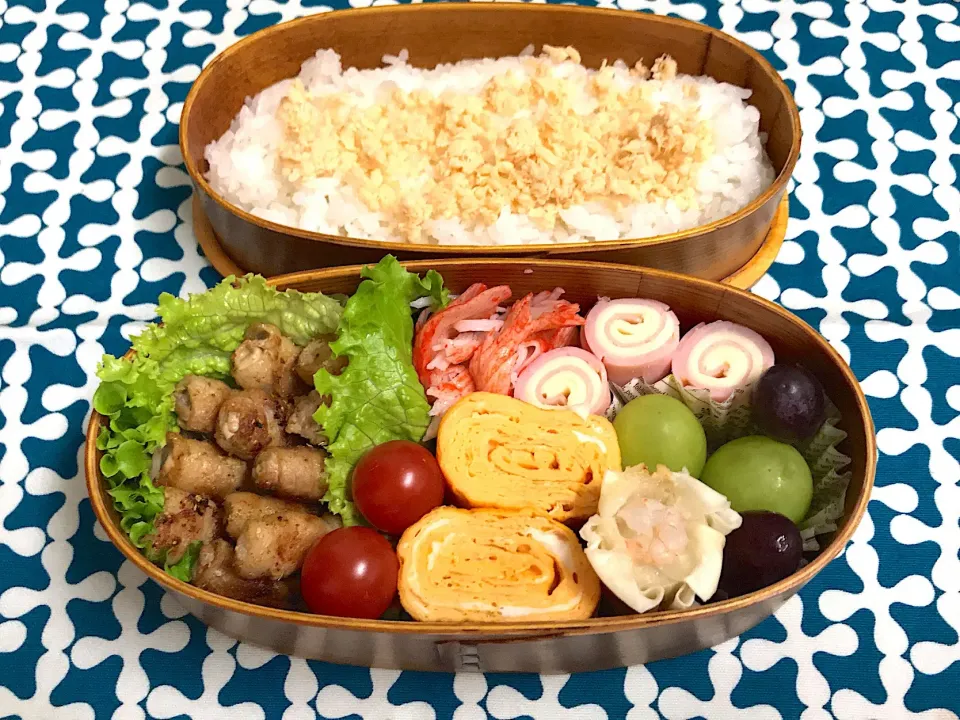 10月9日 高2男子弁当|うさぎさん