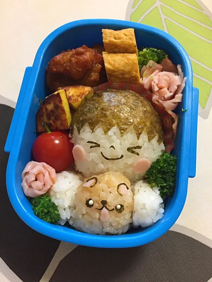 Snapdishの料理写真:20181009弟遠足弁当。井の頭公園でハムスター可愛がります！弁当。|hanakoさん