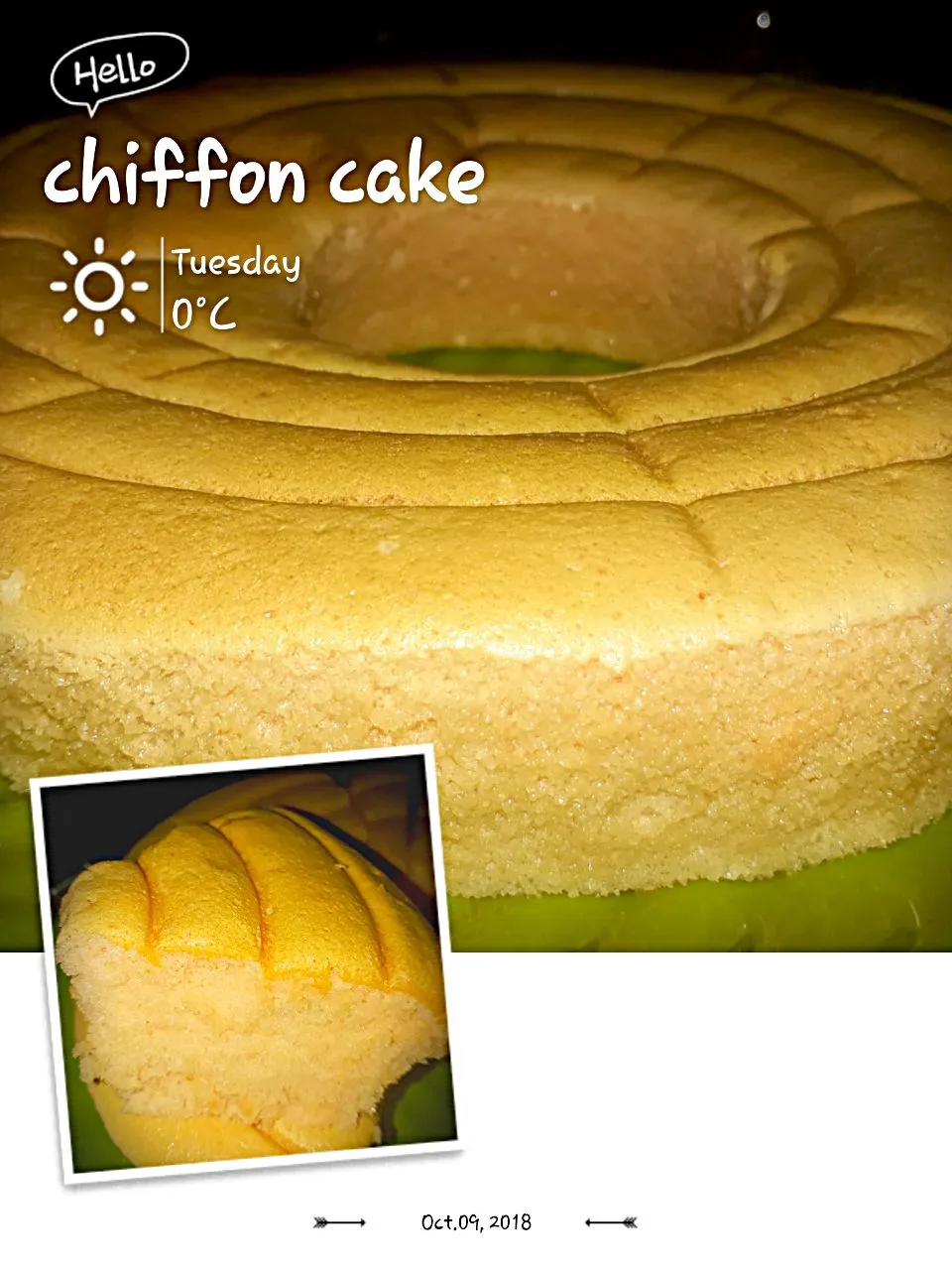 chiffon cake|Aena Liaさん