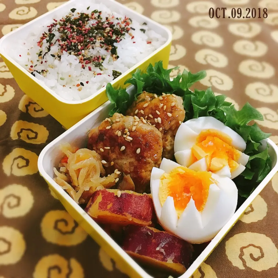 鶏むね肉とはんぺんのつくね弁当 #お弁当 #弁当  #お弁当記録|momo31omomさん