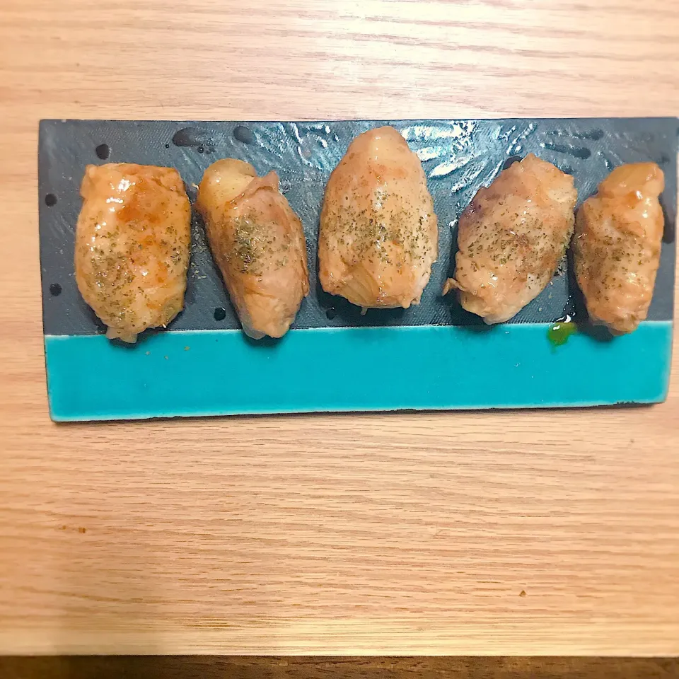 Snapdishの料理写真:スマイルボールの豚もも肉巻|churakitchenさん