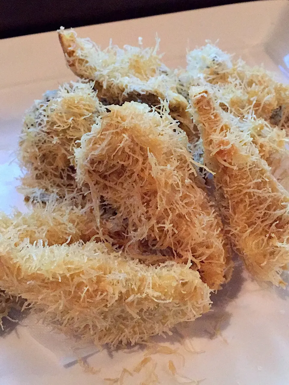 天然舞茸とアワビタケのカダイフ揚げ|シュンさん