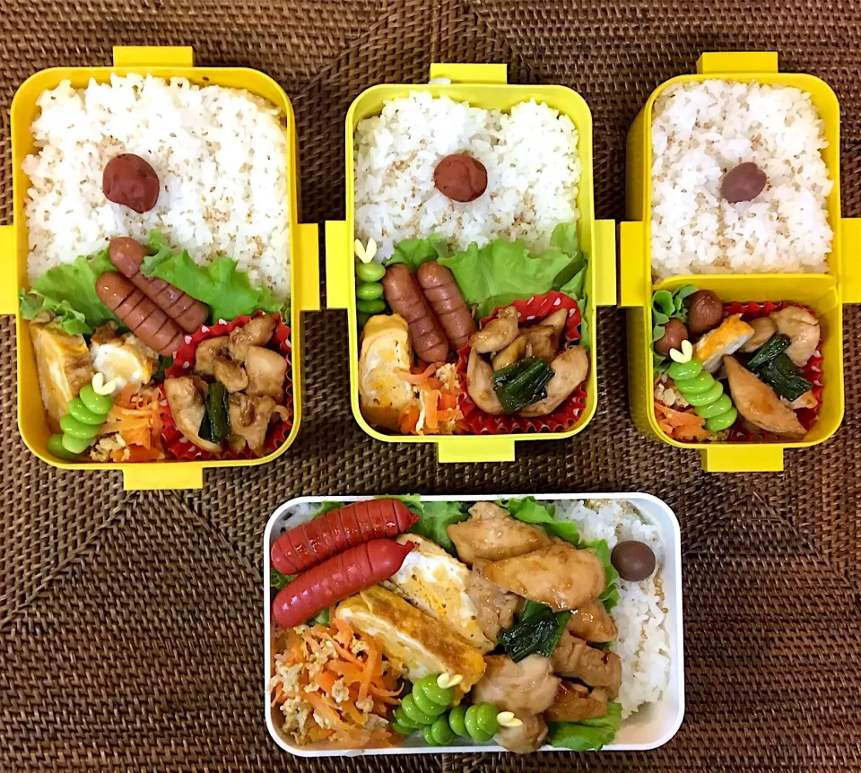 #中高生弁当  #父ちゃん弁当 #鶏てりやき|よちこさん