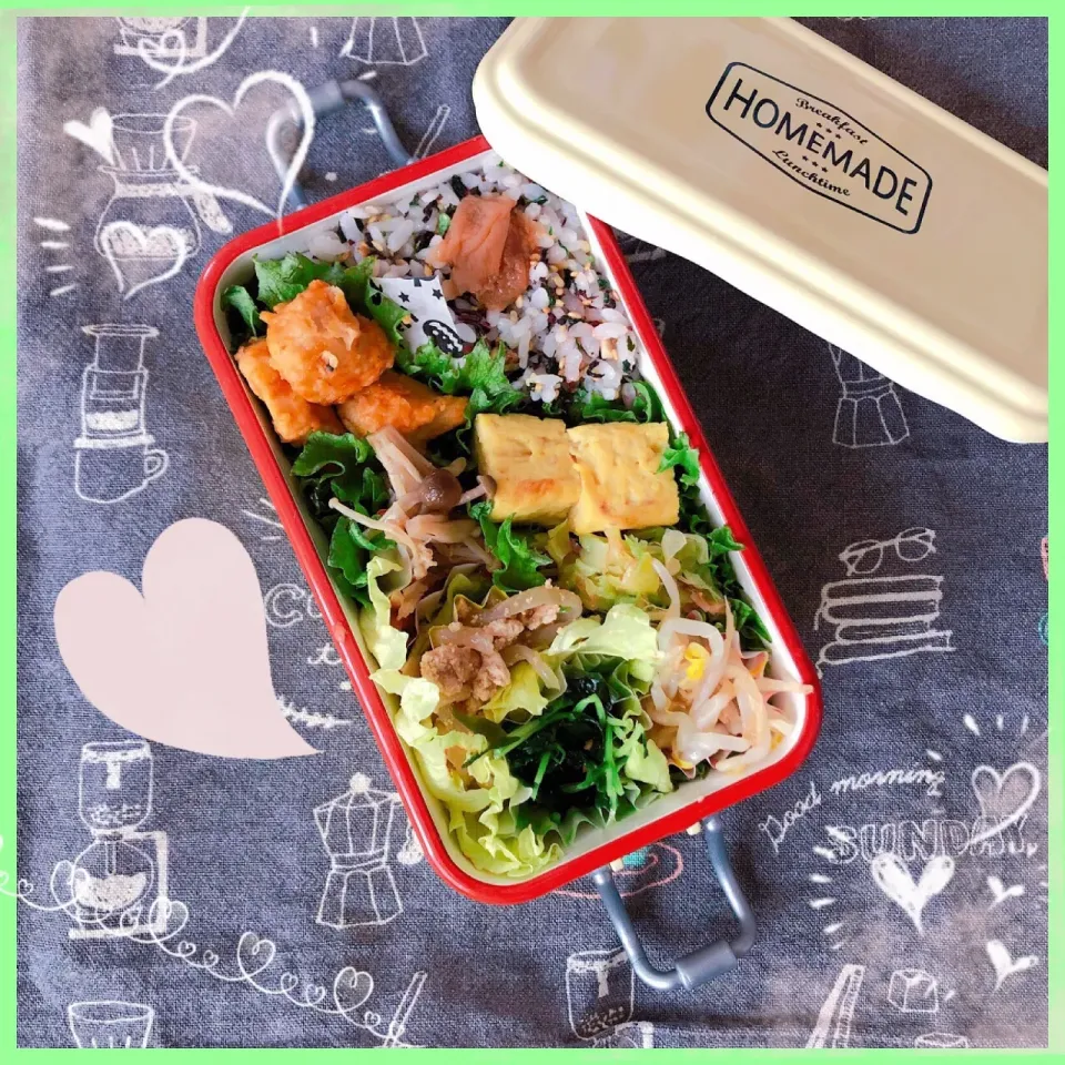 Snapdishの料理写真:１０／１０ ｗｅｄ
鶏胸肉のケチャップ炒め弁当🍴|rinaronarさん