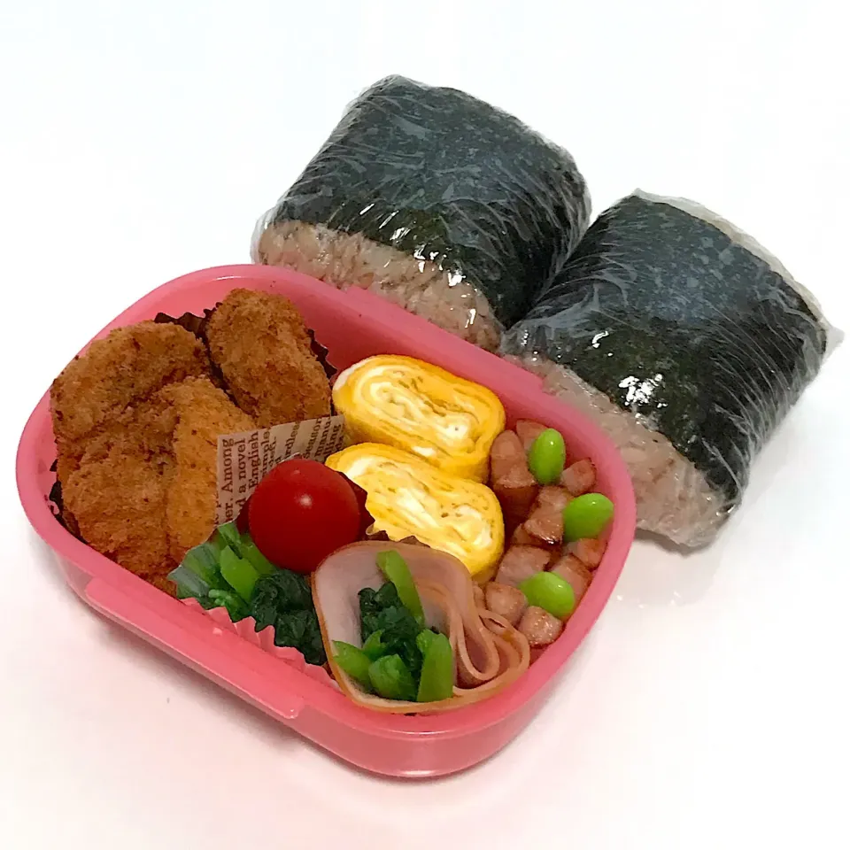 パパのおにぎりと娘っちのお弁当(^^)
 #お弁当  #おにぎり|kakoさん