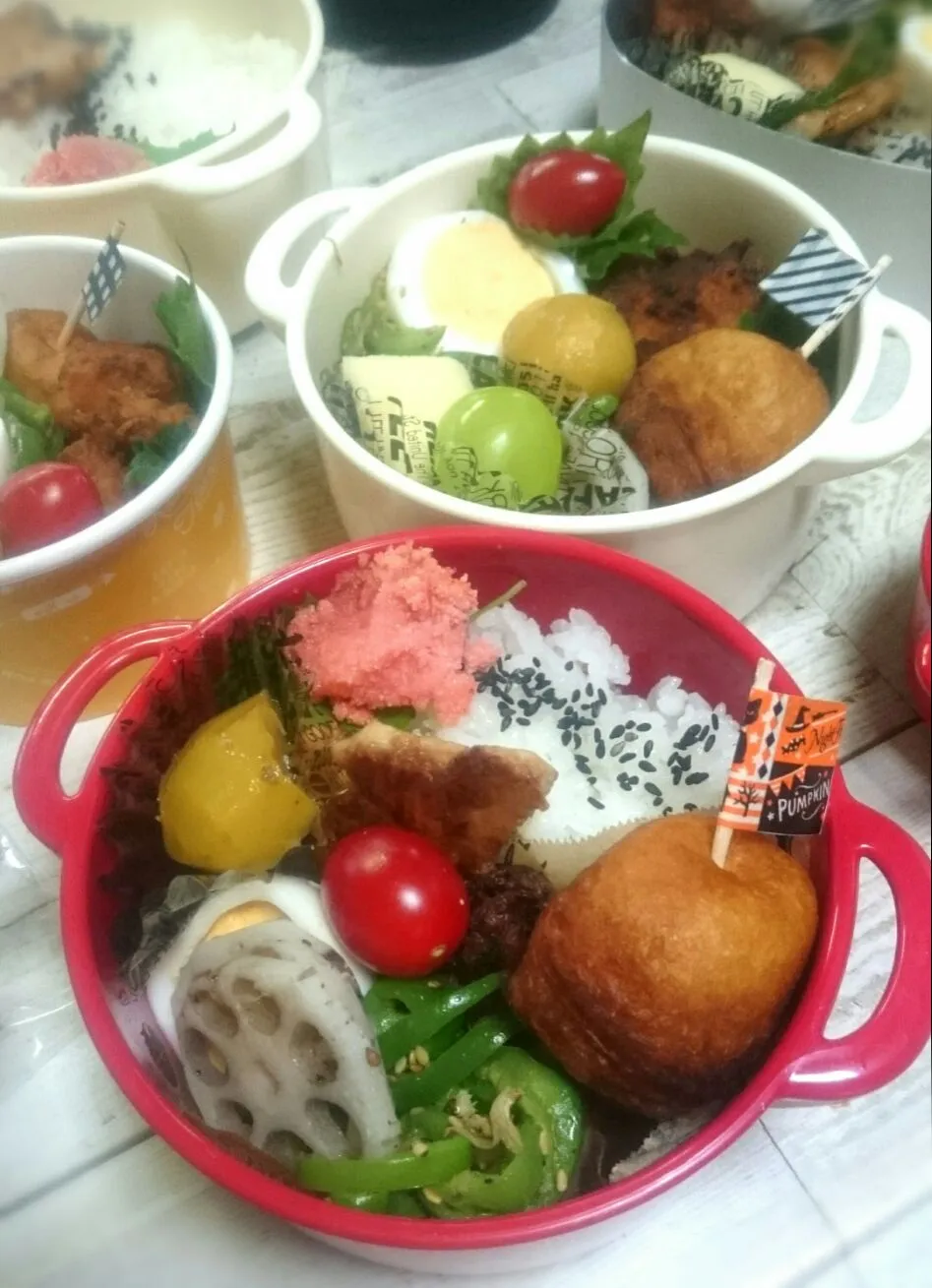 明太子のっけ新米ご飯弁当|okamichanさん