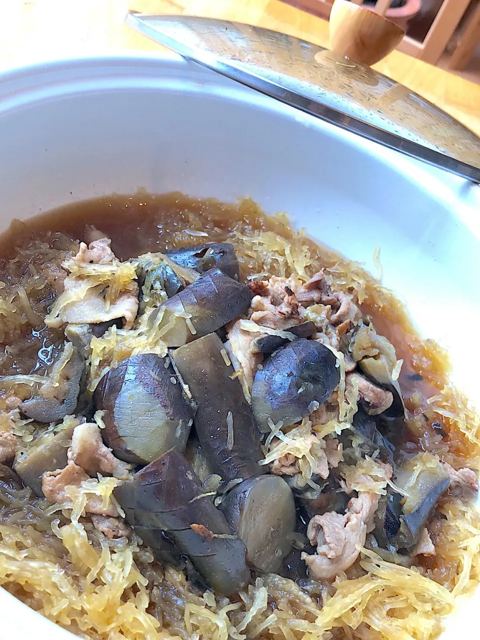 そうめんカボチャとナスの煮物|矢部肇子さん