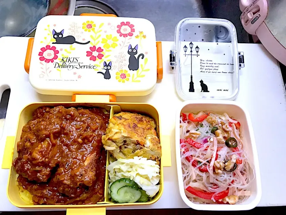 スパイスチキンカレーのエスニック弁当♪|つばりん亭さん