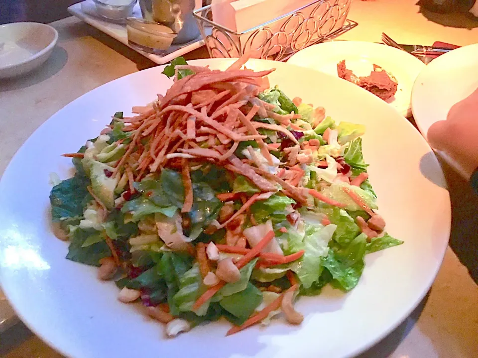 Chicken & avocado salad with cashew dressing  #salad|🌺IAnneさん