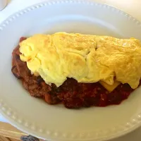 Snapdishの料理写真:Chili bean omelet with cheese|Garthoneさん