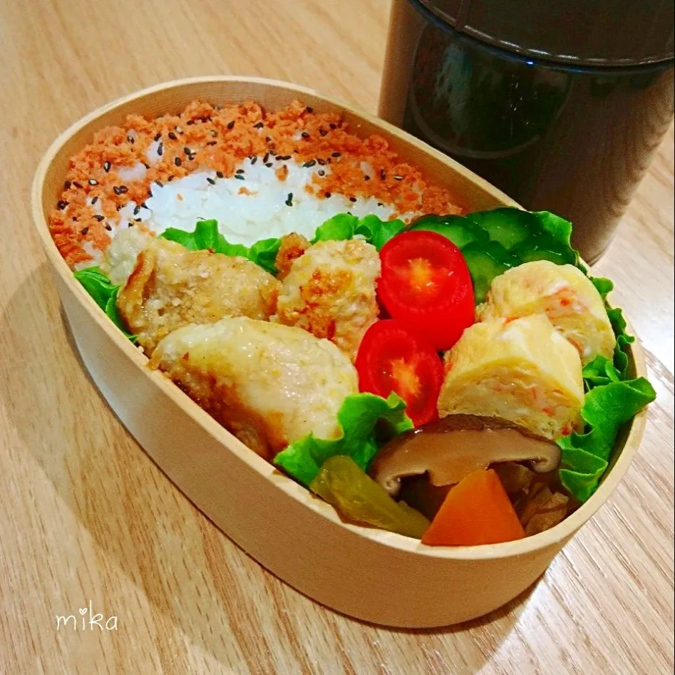 Snapdishの料理写真:10/11旦那さんのお弁当☁️☁️|みかさん