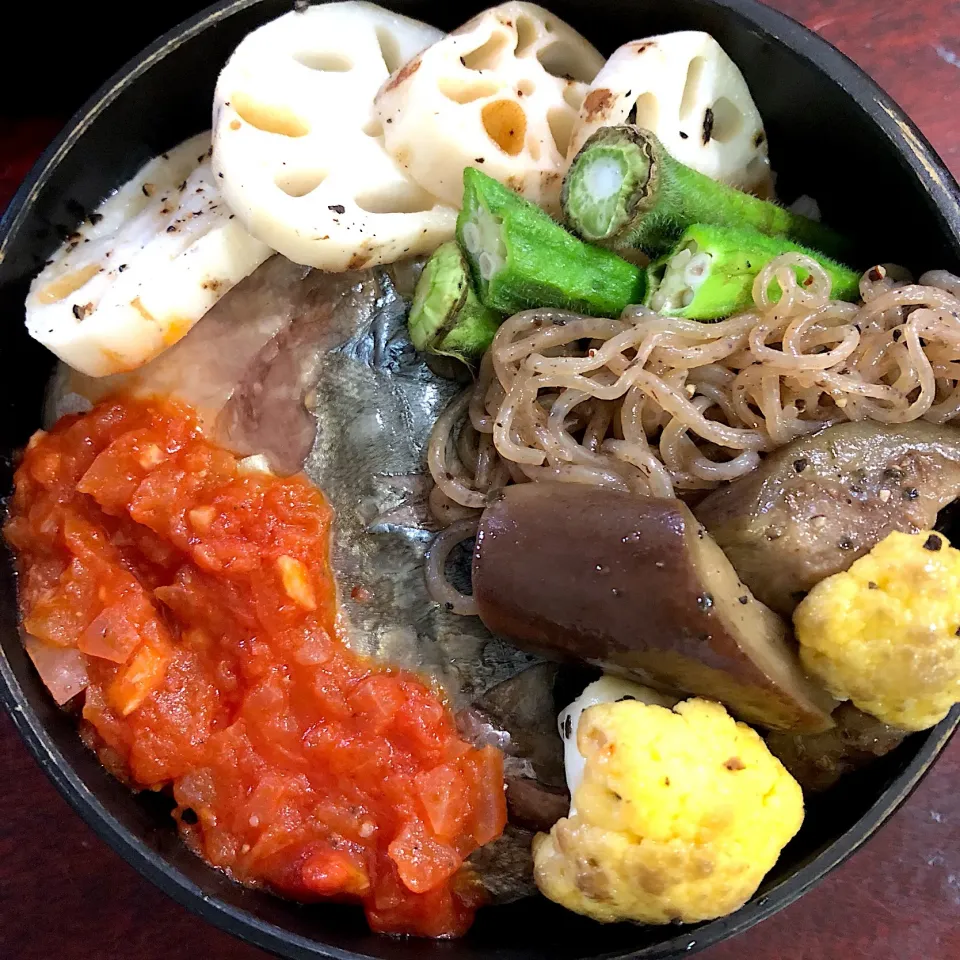 Snapdishの料理写真:鯖弁当|aiさん