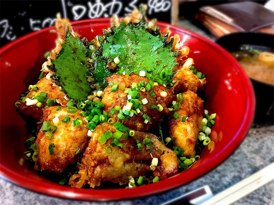 秋鮭白子の天丼|古山さん