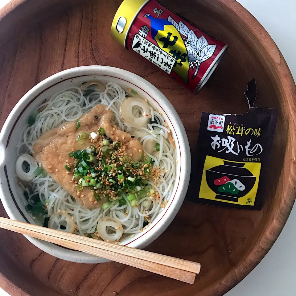 Snapdishの料理写真:麻紀子さんの料理 永谷園でにゅうめん|kayoさん