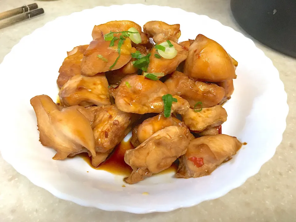 【ご飯🍚が勧む🤣 
     甘辛照り焼きチキン🐔】|ミーさん